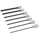 7 Piece 3/8 in. Drive SAE Hex Bit Set | W38750 Performance Tool