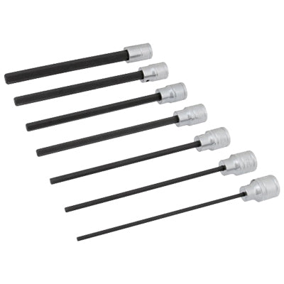 7 Piece 3/8 in. Drive Metric Hex Bit Set | W38751 Performance Tool