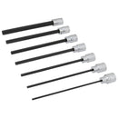 7 Piece 3/8 in. Drive Metric Hex Bit Set | W38751 Performance Tool
