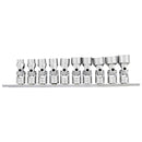 10 Piece 3/8 in. Drive Metric Flex Socket Set | W38981 Performance Tool