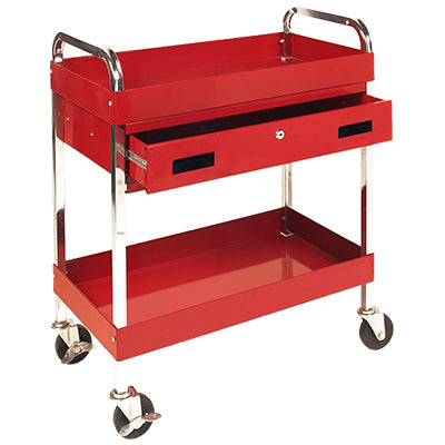 Two Shelf Utility Cart with Drawer | W54004 Performance Tool