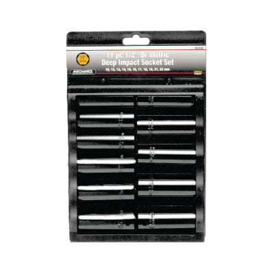 11 Piece Metric Deep Impact Socket Set | M591DB Performance Tool