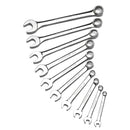 10-Piece SAE 12-Point Angled Head Pro Combination Wrench Set | W30202 Performance Tool