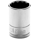1/2 in. Drive 12 Point Standard Socket 19MM | W32819 Performance Tool