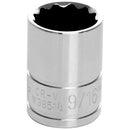 3/8 in. Drive 12 Point Standard Socket 9/16 in. | W38518 Performance Tool