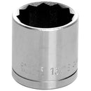 3/8 in. Drive 12 Point Standard Socket 13/16 in. | W38526 Performance Tool
