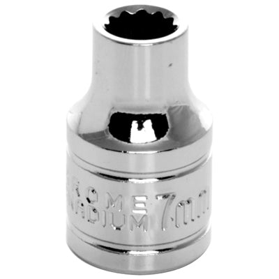 3/8 in. Drive 12 Point Standard Socket 7MM | W38807 Performance Tool