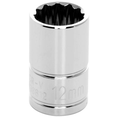3/8 in. Drive 12 Point Standard Socket 12MM | W38812 Performance Tool