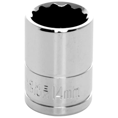 3/8 in. Drive 12 Point Standard Socket 14MM | W38814 Performance Tool